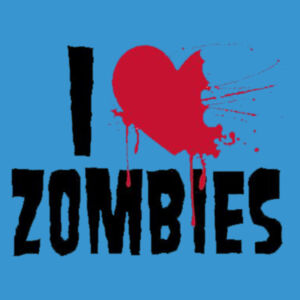 I Love Zombies - Ladies Perfect Blend T Design